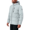 image:imageNautica Mens Midweight Quilted Faux Memory Puffer Jacket Adjustable Hood Insulated Winter CoatCloud Grey