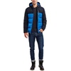 image:imageNautica Mens Midweight Quilted Faux Memory Puffer Jacket Adjustable Hood Insulated Winter CoatMonaco Blue