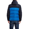 image:imageNautica Mens Midweight Quilted Faux Memory Puffer Jacket Adjustable Hood Insulated Winter CoatMonaco Blue
