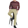 image:imageNautica Mens Nautica Fair Isle Crewneck SweaterDeep Crimson