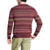 image:imageNautica Mens Nautica Fair Isle Crewneck SweaterDeep Crimson