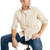 image:imageNautica Mens Nautica Sustainably Crafted Classic Fit Linen ShirtSandy Bar