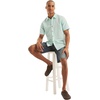 image:imageNautica Mens Nautica Sustainably Crafted Linen ShortSleeve ShirtSea Water Blue