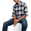 image:imageNautica Mens Nautica Sustainably Crafted Plaid Flannel ShirtMarshmallow
