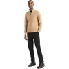 image:imageNautica Mens Navtech QuarterZip SweaterTextured Camel Heather
