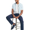 image:imageNautica Mens Navtech Slim Fit Plaid ShortSleeve ShirtSoft Blue