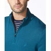 image:imageNautica Mens QuarterZip SweaterBlue Coral