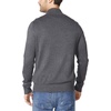 image:imageNautica Mens QuarterZip SweaterCharcoal Heather