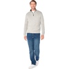 image:imageNautica Mens QuarterZip SweaterGrey Heather