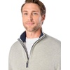image:imageNautica Mens QuarterZip SweaterGrey Heather