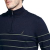 image:imageNautica Mens QuarterZip SweaterNavy Seas
