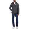 image:imageNautica Mens Sherpa Lined Softshell Jacket  Full Zip Adjustable Hood Wind ResistantAsphalt