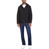 image:imageNautica Mens Sherpa Lined Softshell Jacket  Full Zip Adjustable Hood Wind ResistantEbony