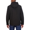 image:imageNautica Mens Sherpa Lined Softshell Jacket  Full Zip Adjustable Hood Wind ResistantEbony