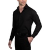 image:imageNautica Mens Slim FitBlack Solid Dobby