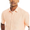 image:imageNautica Mens Sustainably Crafted Printed Linen ShortSleeve ShirtCoral Reef