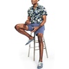 image:imageNautica Mens Sustainably Crafted Printed Linen ShortSleeve ShirtNavy