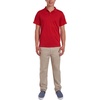 image:imageNautica Mens Uniform Short Sleeve Performance PoloRed