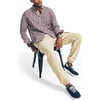 image:imageNautica Mens WrinkleResistant Plaid Wear to Work ShirtShipwreck Burgundy