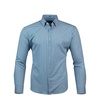 image:imageNautica Regular Fit Long Sleeve Button Down Dress Shirts for Men  Wrinkle Free Long Sleeve Shirt Mens Formal 4Way StretchBlue Green Plaid