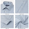 image:imageNautica Regular Fit Long Sleeve Button Down Dress Shirts for Men  Wrinkle Free Long Sleeve Shirt Mens Formal 4Way StretchBlue Green Plaid