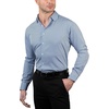image:imageNautica Regular Fit Long Sleeve Button Down Dress Shirts for Men  Wrinkle Free Long Sleeve Shirt Mens Formal 4Way StretchBlue Plaid