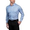 image:imageNautica Regular Fit Long Sleeve Button Down Dress Shirts for Men  Wrinkle Free Long Sleeve Shirt Mens Formal 4Way StretchLight Blue Check