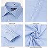 image:imageNautica Regular Fit Long Sleeve Button Down Dress Shirts for Men  Wrinkle Free Long Sleeve Shirt Mens Formal 4Way StretchLight Blue Check