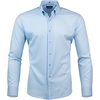 image:imageNautica Regular Fit Long Sleeve Button Down Dress Shirts for Men  Wrinkle Free Long Sleeve Shirt Mens Formal 4Way StretchNavy  Light Blue Dot