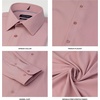 image:imageNautica Regular Fit Long Sleeve Button Down Dress Shirts for Men  Wrinkle Free Long Sleeve Shirt Mens Formal 4Way StretchPink