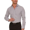 image:imageNautica Slim Fit Mens Dress Shirts Long Sleeve Performance Polyester Fabric Wrinkle Free 4Way StretchBlack Check