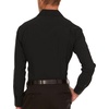 image:imageNautica Slim Fit Mens Dress Shirts Long Sleeve Performance Polyester Fabric Wrinkle Free 4Way StretchBlack Solid