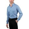 image:imageNautica Slim Fit Mens Dress Shirts Long Sleeve Performance Polyester Fabric Wrinkle Free 4Way StretchClassic Blue Plaid