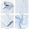 image:imageNautica Slim Fit Mens Dress Shirts Long Sleeve Performance Polyester Fabric Wrinkle Free 4Way StretchLight Blue