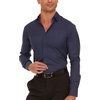 image:imageNautica Slim Fit Mens Dress Shirts Long Sleeve Performance Polyester Fabric Wrinkle Free 4Way StretchNavy Anchor