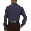 image:imageNautica Slim Fit Mens Dress Shirts Long Sleeve Performance Polyester Fabric Wrinkle Free 4Way StretchNavy Anchor