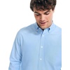 image:imageNautica Young Mens School Uniform Long Sleeve Performance Oxford ButtonDown ShirtAqua Splash