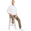 image:imageNautica Young Mens School Uniform Long Sleeve Performance Oxford ButtonDown ShirtPure White