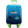 image:imageNAUTICA Kids Luggage  18 Airline Approved Rolling Hardside Upright Carryon Suitcase with Wheels Submarine Journey NK18LUG