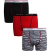 image:imageNautica Boys Stretch Performance Boxer Briefs 36 Pack  Breathable Underwear for Boys 618Block LogoBarbados CherryBlack3pk