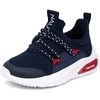 image:imageNautica Kids Athletic SlipOn Sneakers  Comfortable Bungee Running Shoes for Boys and Girls  Stylish and Supportive Footwear for Active Kids Big KidLittle KidToddlerNavy White Redswimm