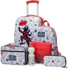 image:imageNautica Kids Luggage  18 Airline Approved Rolling Hardside Upright Carryon Suitcase Set with Wheels Shark Attack  5pc Travel SetPirate Ahoy  5pc School Set