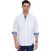 image:imageNautica Mens Classic Fit Stretch Solid Long Sleeve Button Down ShirtMarshmallow