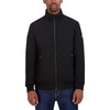 image:imageNautica Mens Lightweight Quilted Bomber Jacket  Mechanical Stretch Wind amp WaterresistantBlack