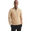 image:imageNautica Mens Navtech QuarterZip SweaterTextured Camel Heather