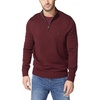 image:imageNautica Mens QuarterZip SweaterRoyal Burgundy