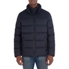 image:imageNautica Mens Ripstop Puffer Jacket  Water Resistant Bib Front Insulated Winter CoatBlack