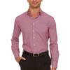 image:imageNautica Regular Fit Long Sleeve Button Down Dress Shirts for Men  Wrinkle Free Long Sleeve Shirt Mens Formal 4Way StretchBlue and Red Check