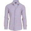 Orange and Blue Plaid