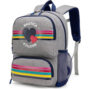 image:imageNautica Backpack for Kids  Kindergarten Elementary Children Backpack  16 Tall  SailboatsHearts